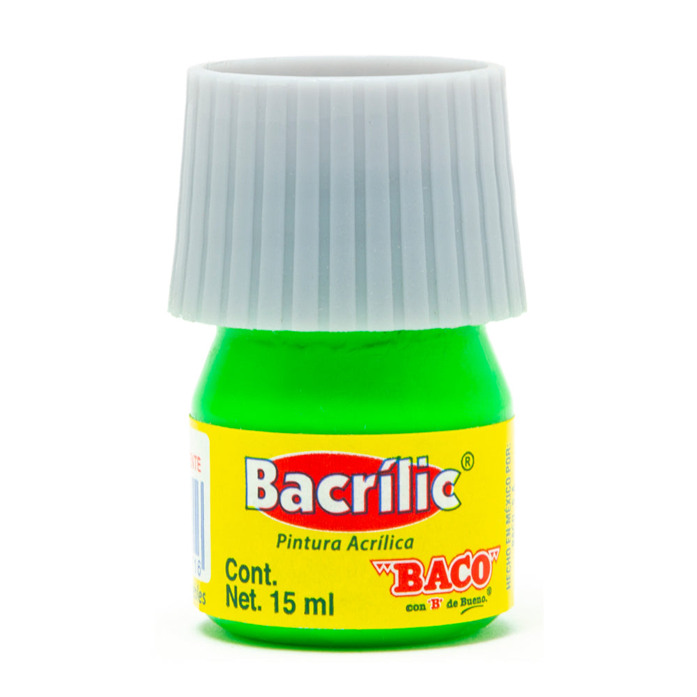 Pintura Acrílica Bacrilic 304 Verde Fluorescente de BACO