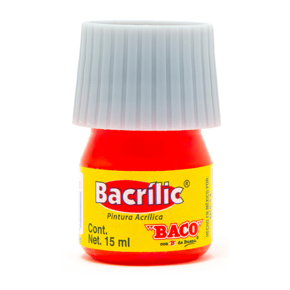 Pintura Acrílica Bacrilic 305 Rubí Fluorescente de BACO