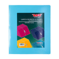 Carpeta Carta con Broche Palanca Azul Claro BACO 10 pzs