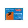 Broche Tipo Pinza No.2 BACO Negro 12 piezas