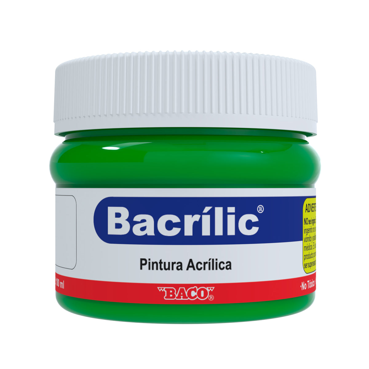 Pintura Acrílica Bacrilic 362 Verde Amarillento BACO 100ml