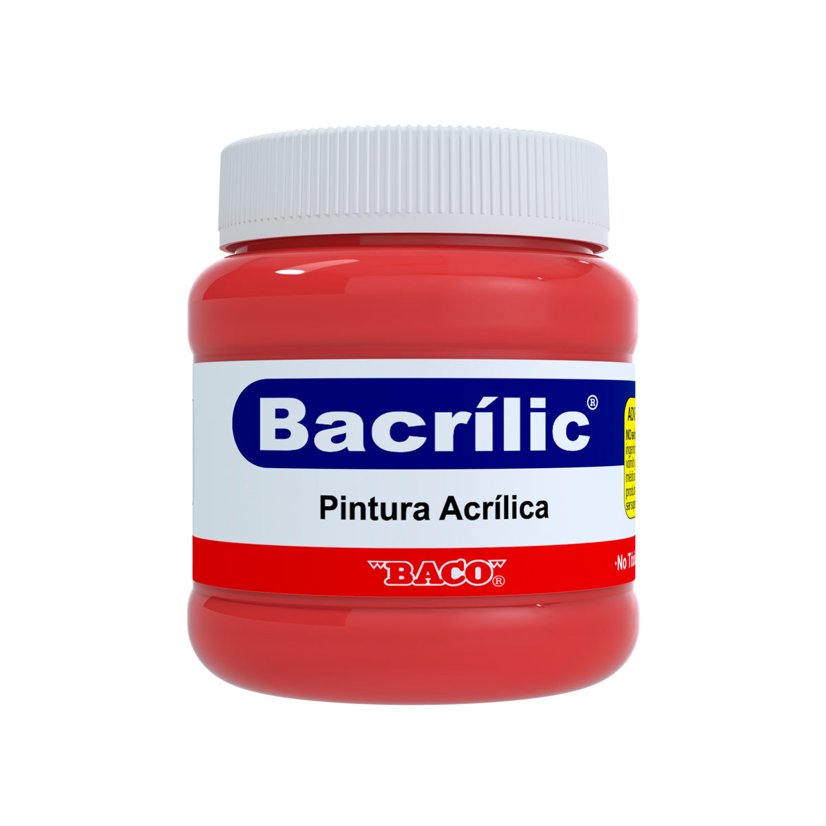 Pintura Acrílica Bacrilic 355 Carmín BACO Rojo 250ml