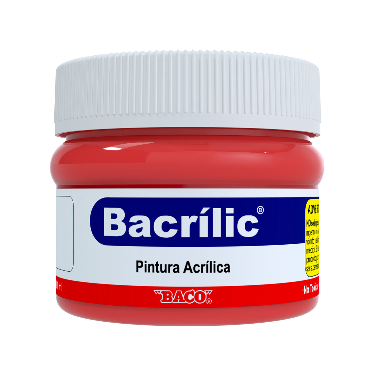 Pintura Acrílica Bacrilic 355 Carmín BACO Rojo 100ml