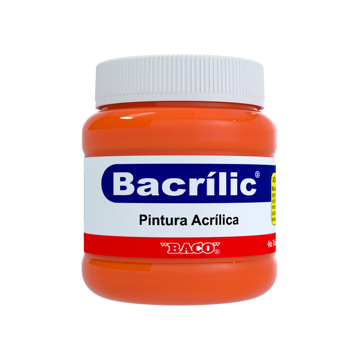 Pintura Acrílica Bacrilic 353 Naranja BACO 250ml