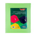 Carpeta Carta con Broche Palanca Verde Claro BACO 10 pzs
