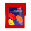 Carpeta Carta 1/2 Ceja Rojo BACO 10 pzs