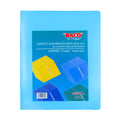 Carpeta Carta con Broche B-182 Azul Claro BACO 10 pzs