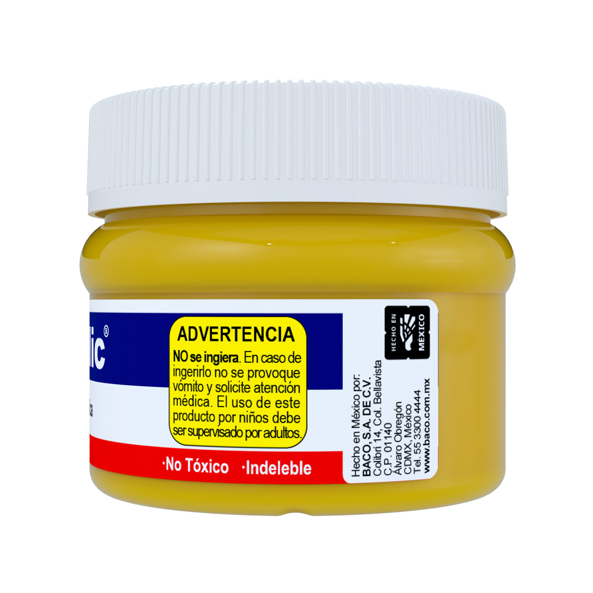 Pintura Acrílica Bacrilic BACO Amarillo Claro 100 ml