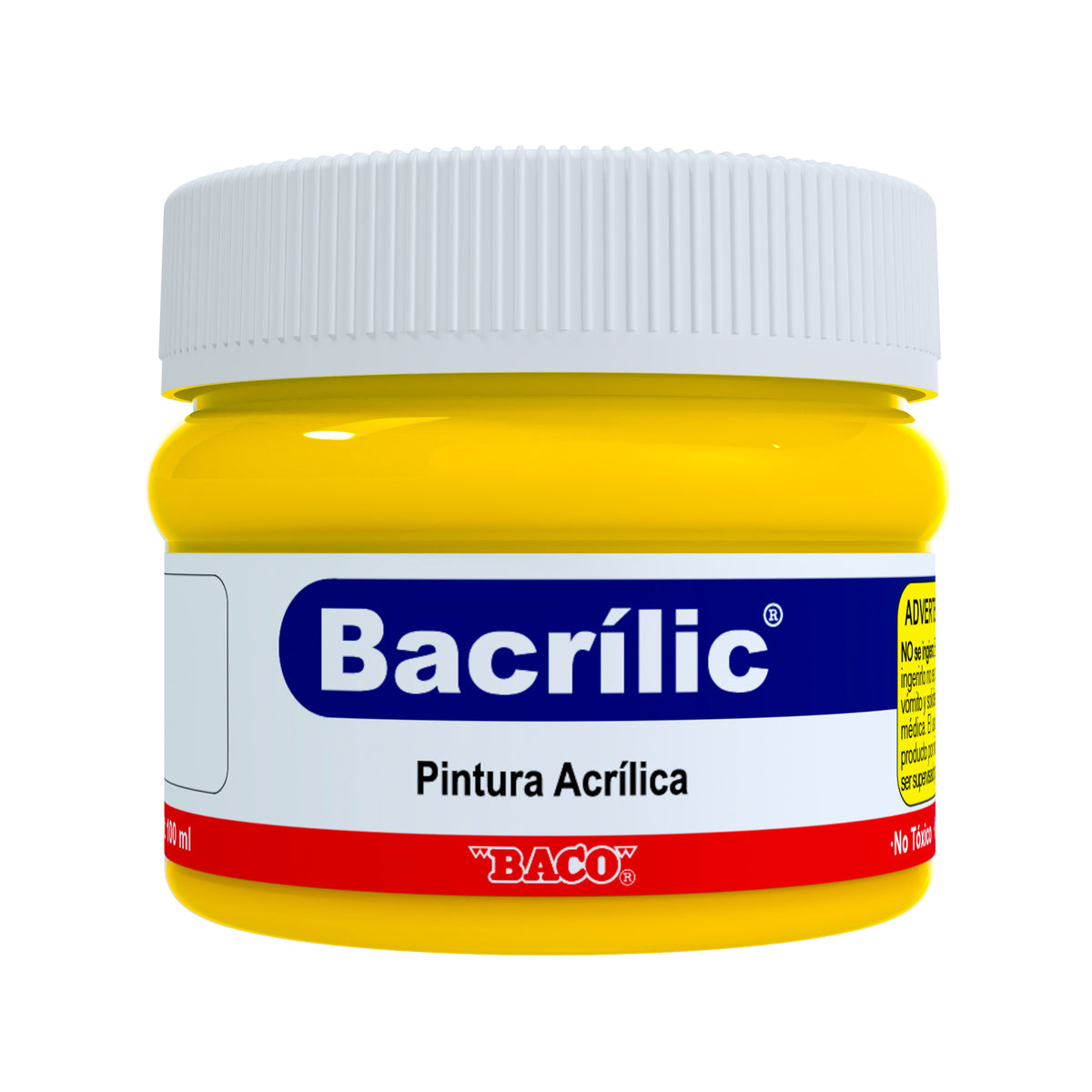 Pintura Acrílica Bacrilic BACO Amarillo Limón 100 ml