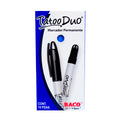 Marcador Tatoo Duo Azul Caja /10