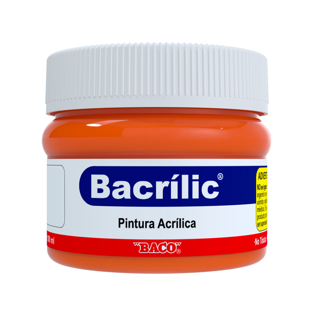 Pintura Acrílica Bacrilic 353 Naranja BACO 100 ml