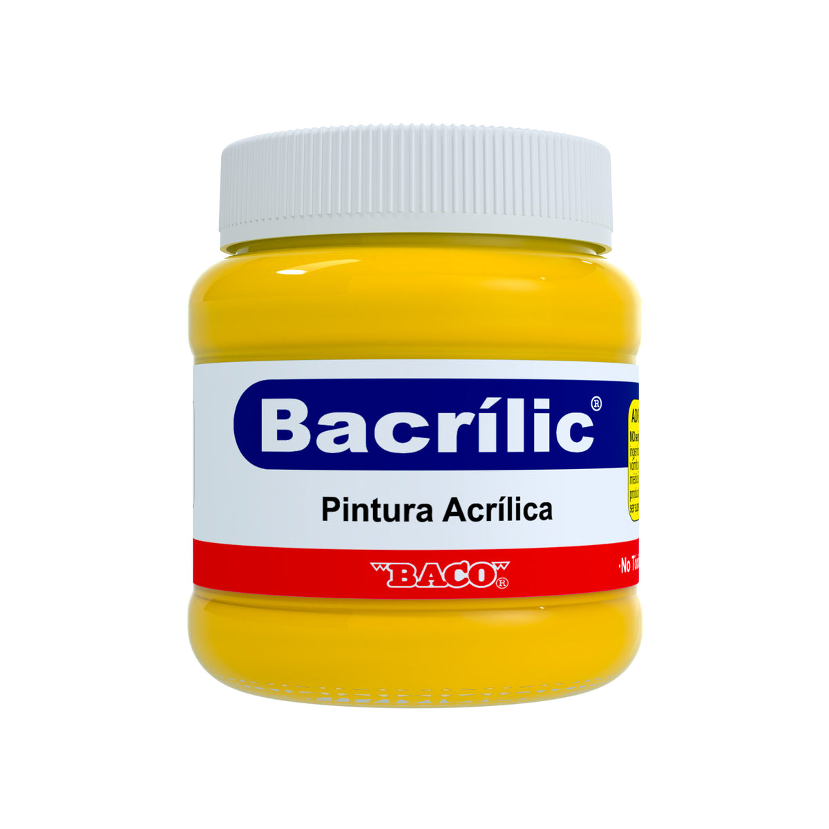 Pintura Acrílica Bacrilic 350 Amarillo Limón BACO 250ml