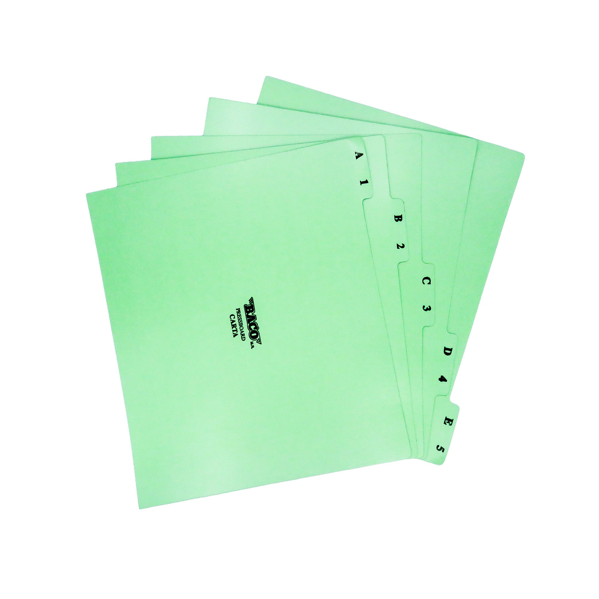 Juego de Guías para Archivo Tamaño Carta BACO 25 Piezas