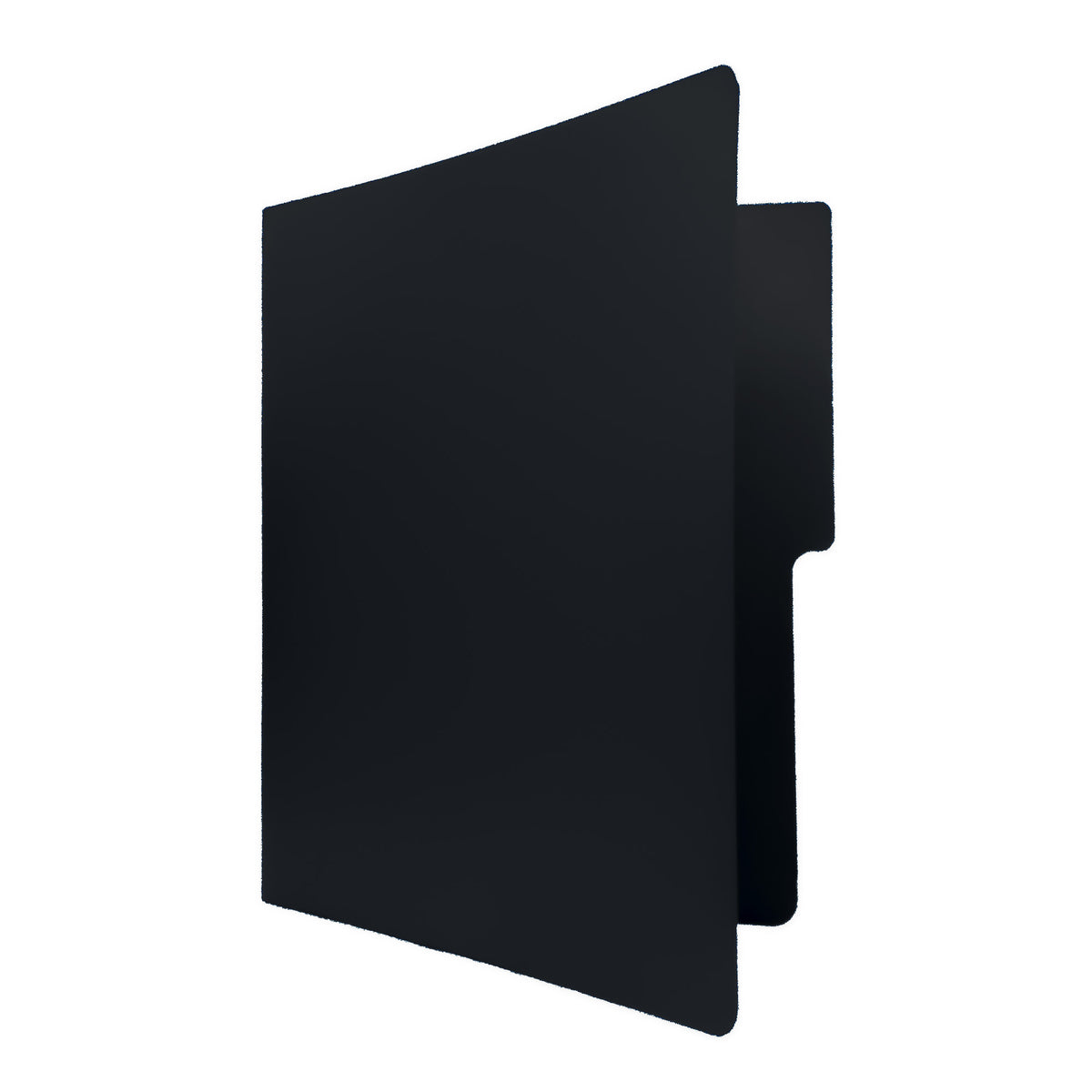 Carpeta Carta 1/2 Ceja Negro BACO 10 pzs