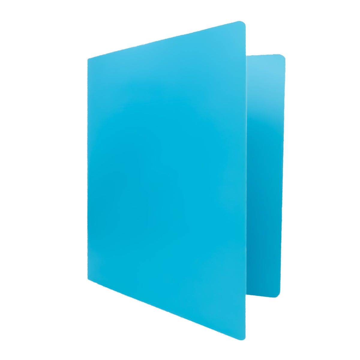 Carpeta Carta con Broche Palanca Azul Claro BACO 10 pzs