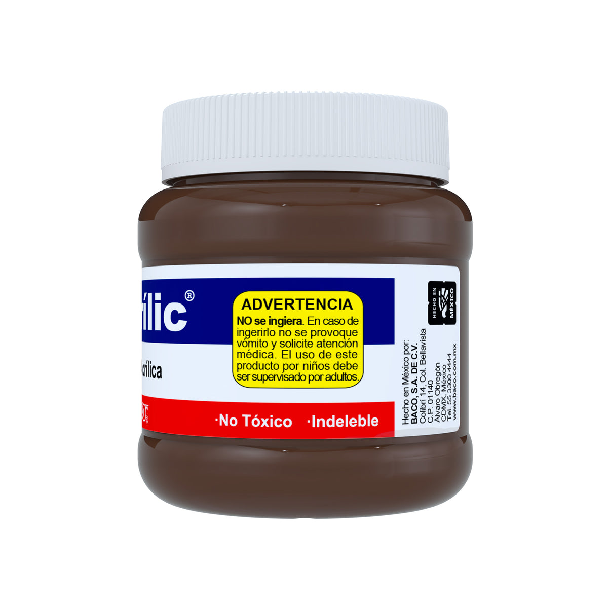 Pintura Acrílica Bacrilic 357-A Café© BACO 250ml