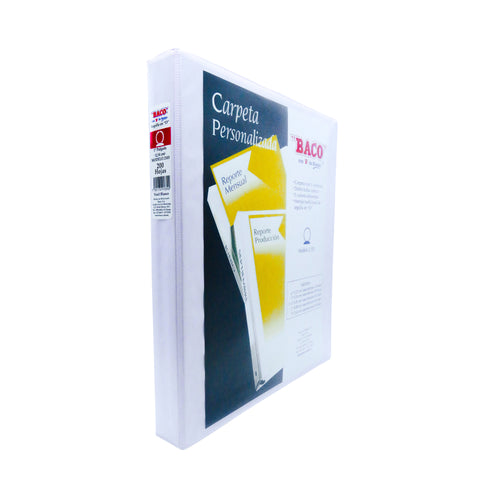 Carpeta de Vinil 2103 Blanco BACO 1 pza