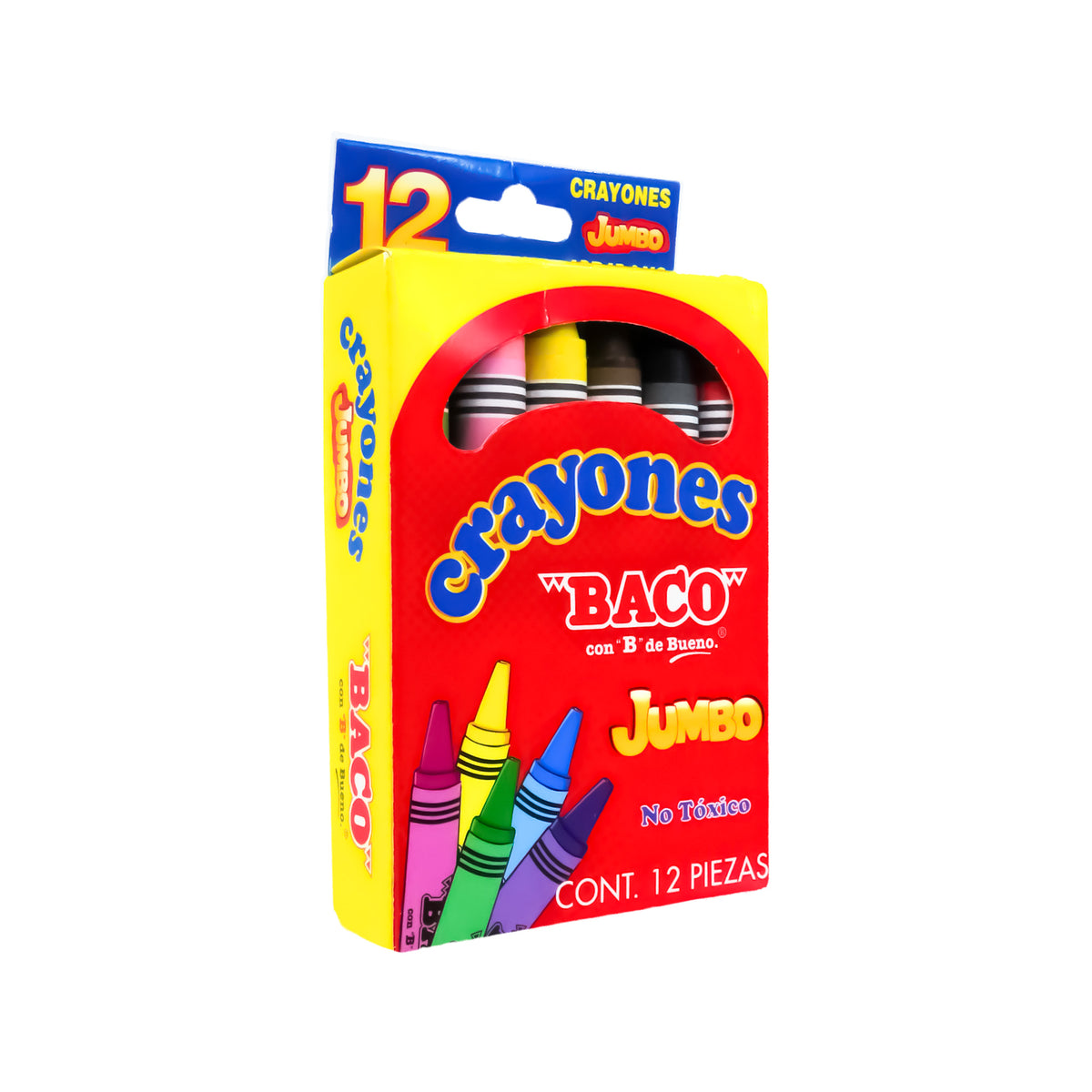 Crayón Jumbo BACO 12 Piezas