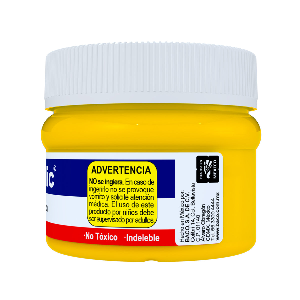 Pintura Acrílica Bacrilic BACO Amarillo Limón 100 ml