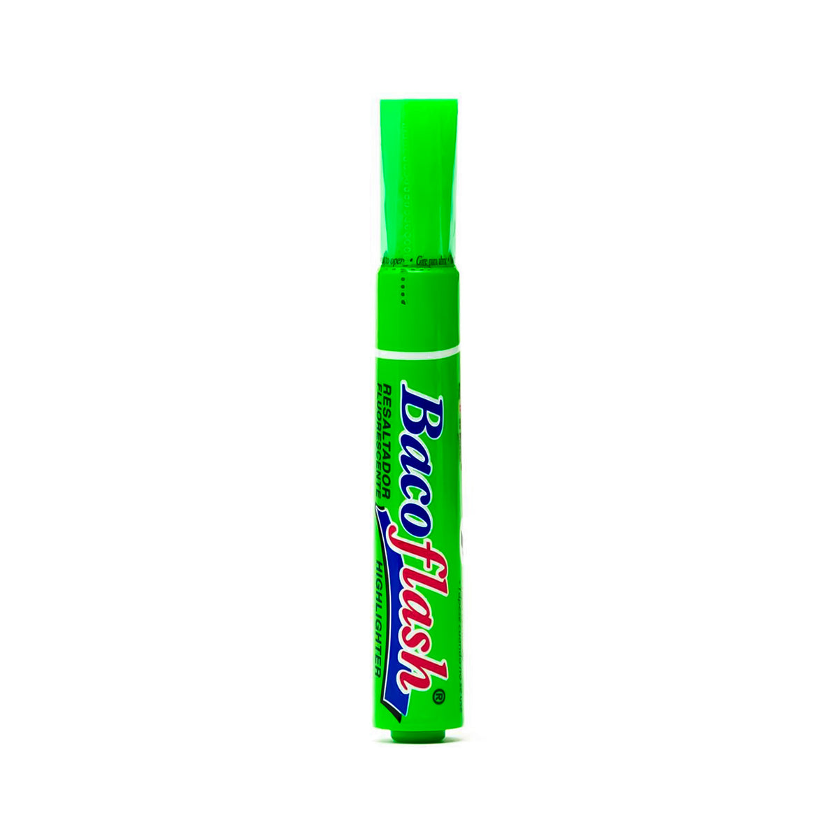 Resaltador Bacoflash Verde BACO 1 pza