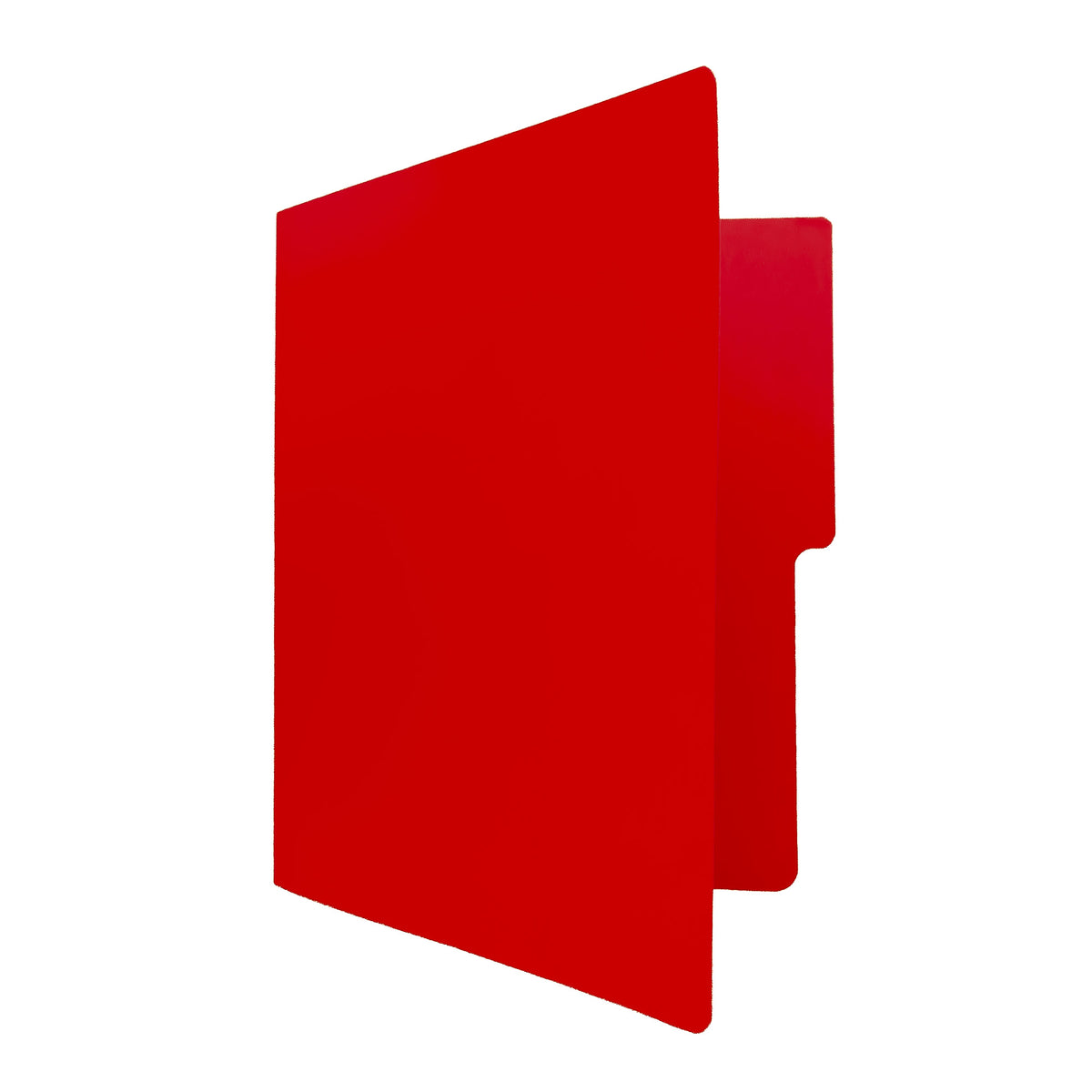 Carpeta Carta 1/2 Ceja Rojo BACO 10 pzs