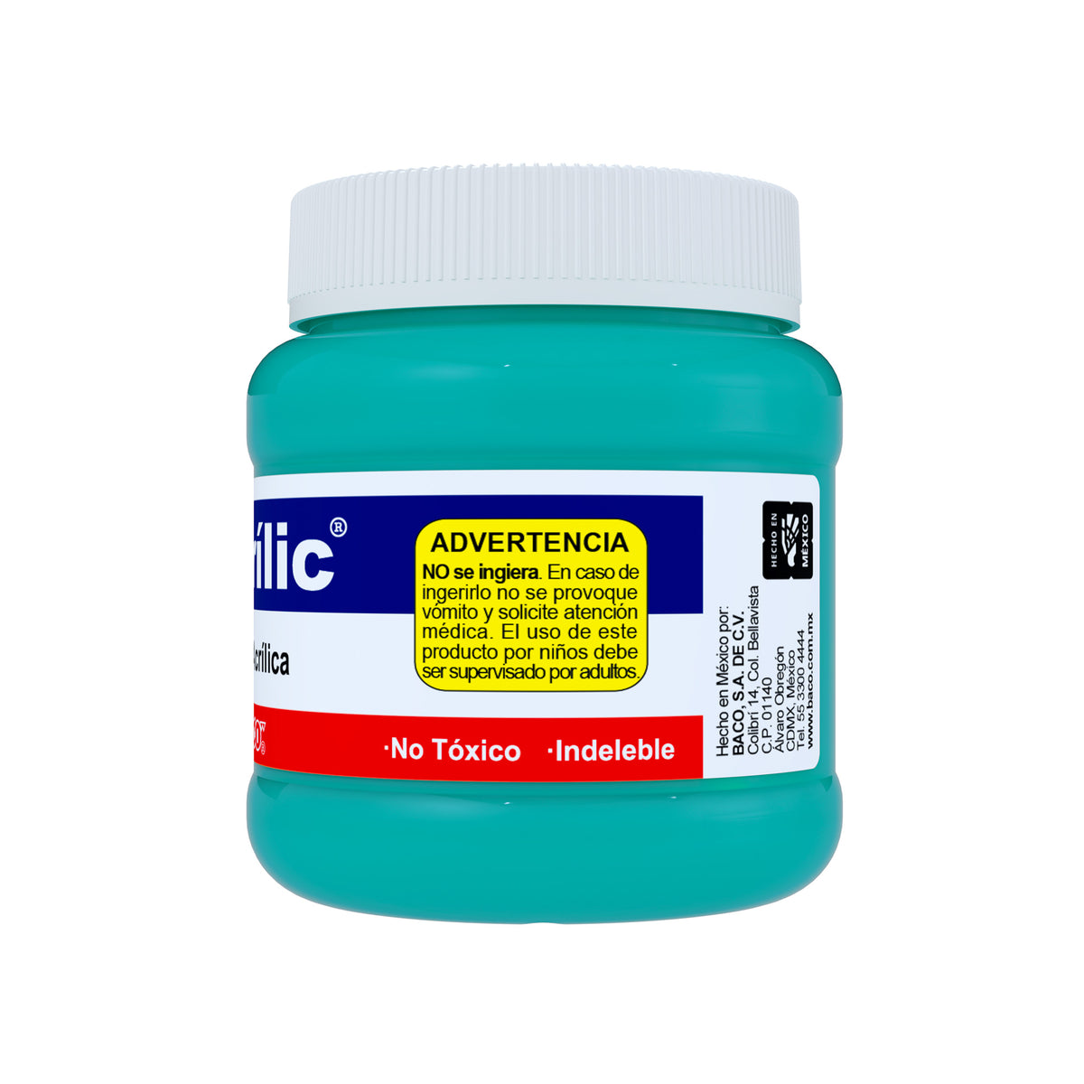 Pintura Acrílica Bacrilic 365 Azul Turquesa BACO 250ml