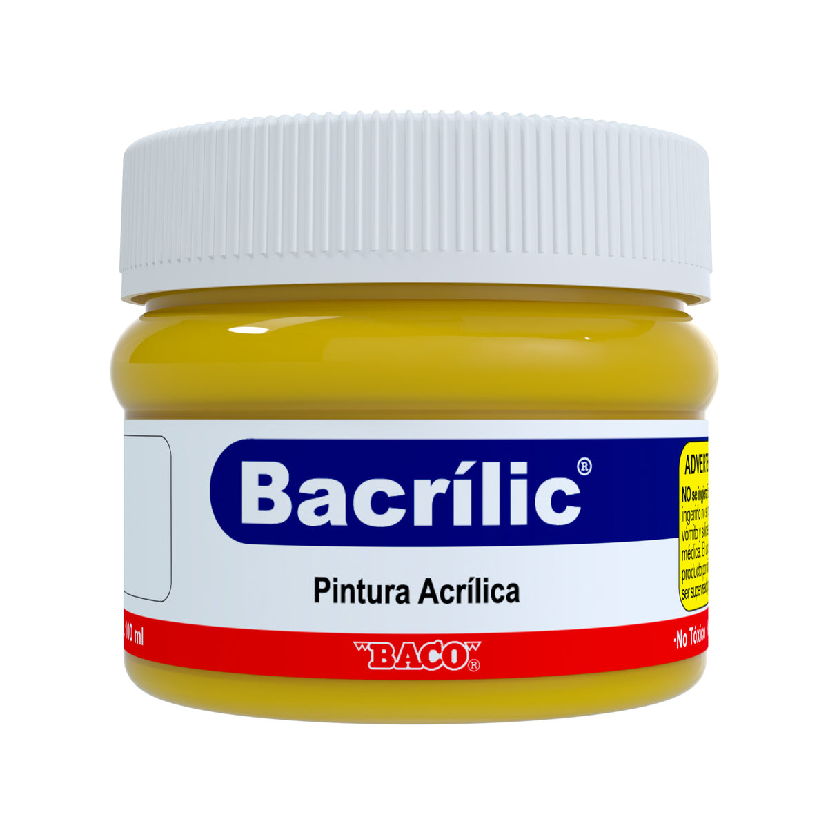 Pintura Acrílica Bacrilic BACO Amarillo Claro 100 ml