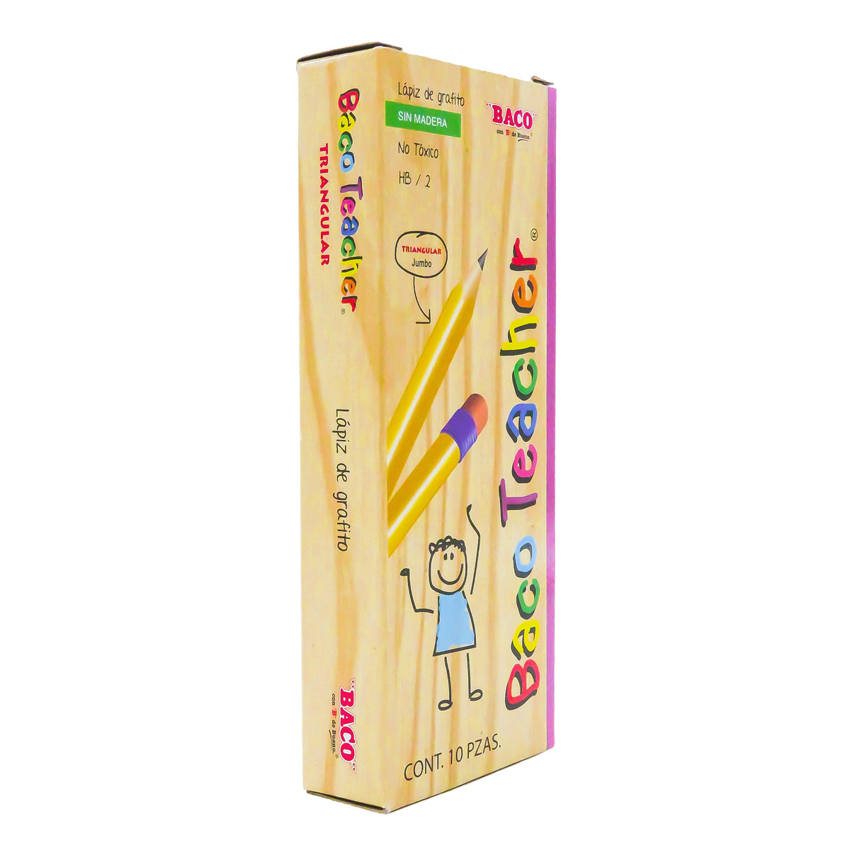 Lápiz Entrenador Bacoteacher BACO 10 piezas