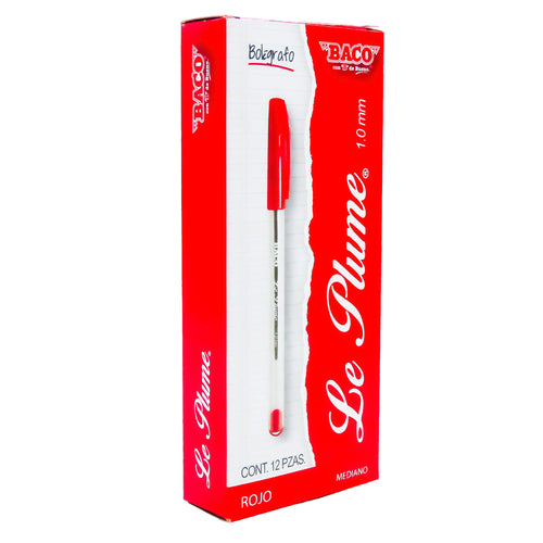 Bolígrafo Le Plume BACO 12 piezas