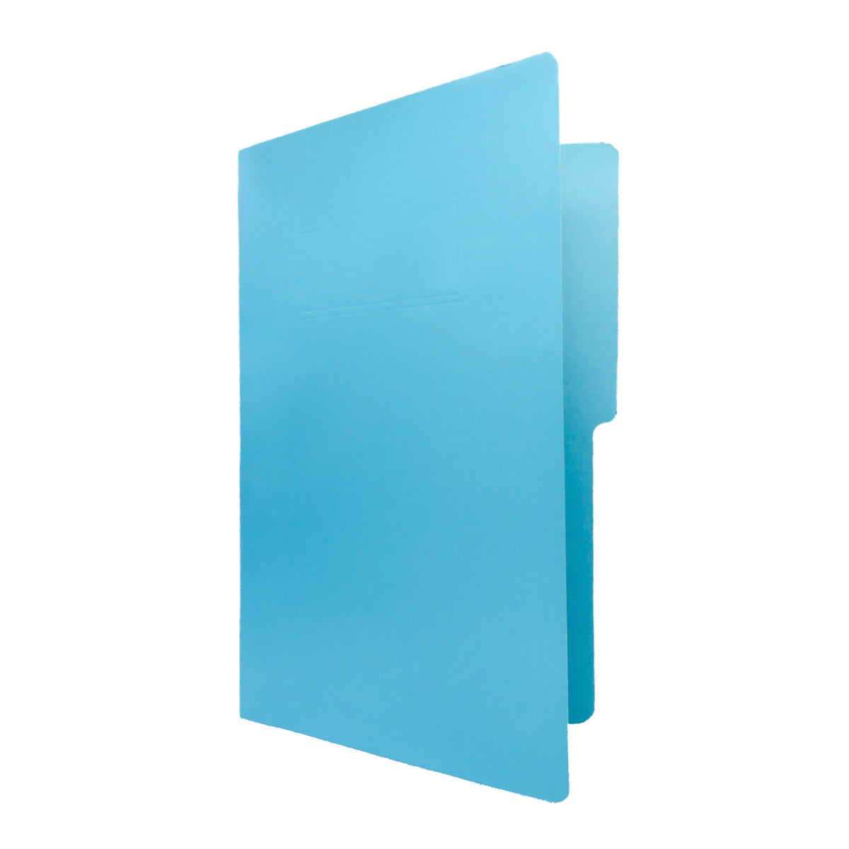 Carpeta Oficio 1/2 Ceja Azul Claro BACO 10 pzs