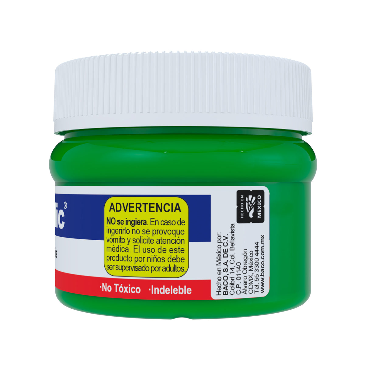 Pintura Acrílica Bacrilic 362 Verde Amarillento BACO 100ml