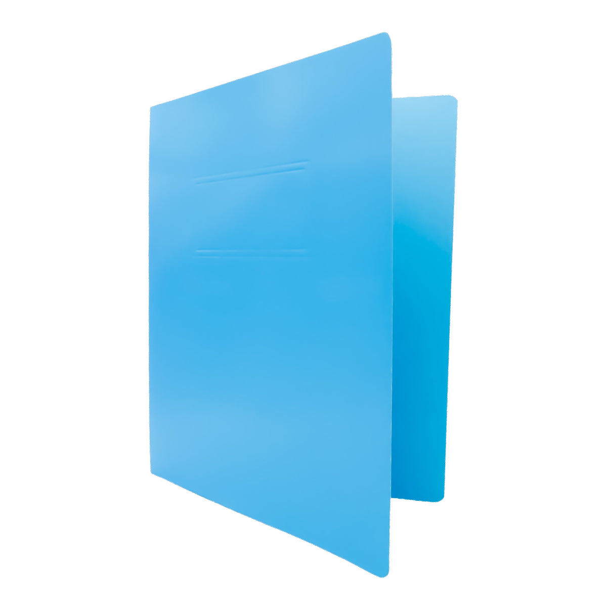 Carpeta Carta con Broche B-182 Azul Claro BACO 10 pzs