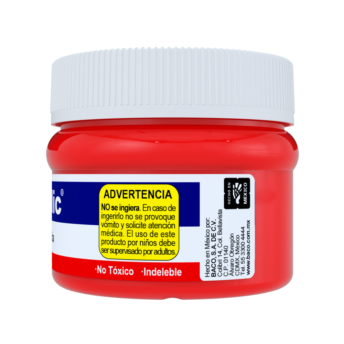 Pintura Acrílica Bacrilic 354-A Rojo BACO 100ml