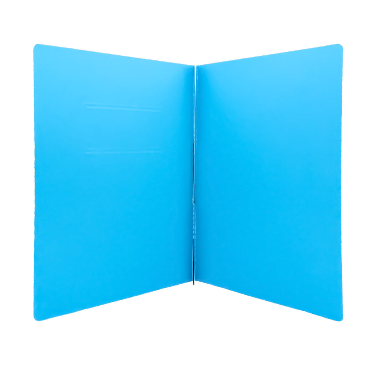Carpeta Carta con Broche B-182 Azul Claro BACO 10 pzs