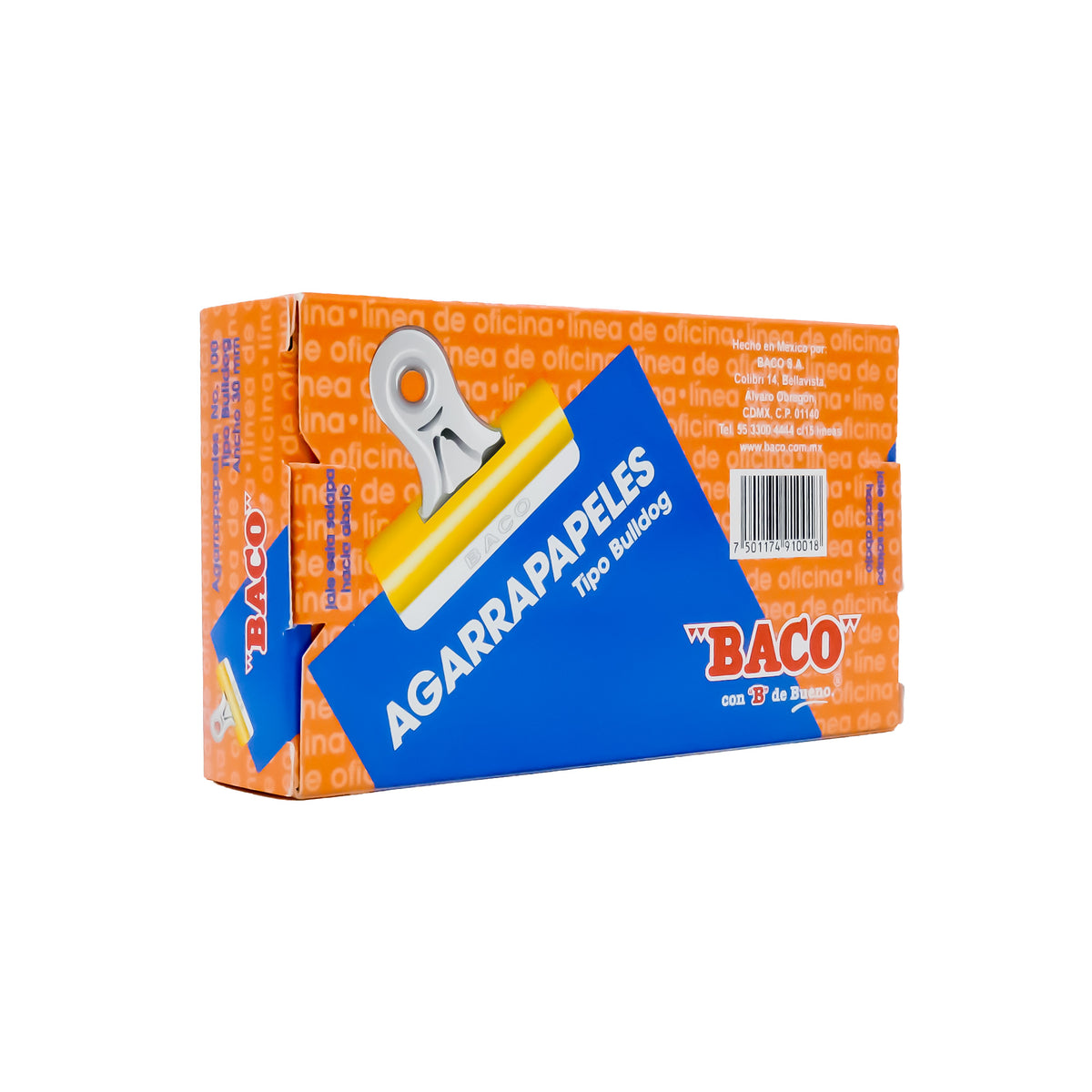 Agarrapapeles Tipo Bulldog 3 cm BACO 12 piezas