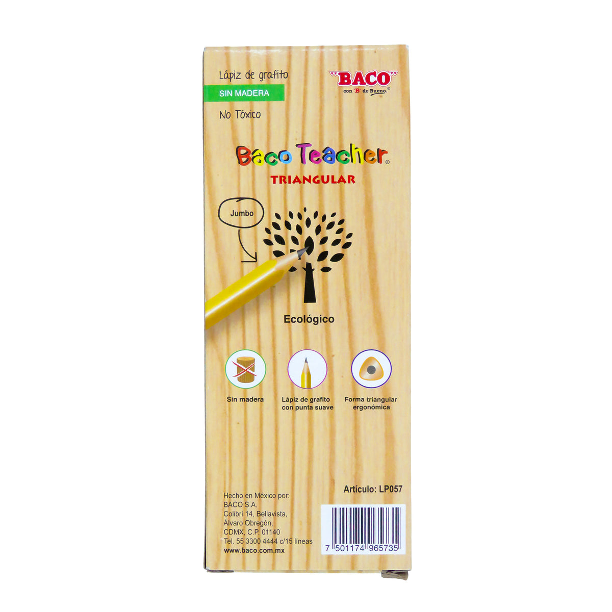 Lápiz Entrenador Bacoteacher BACO 10 piezas