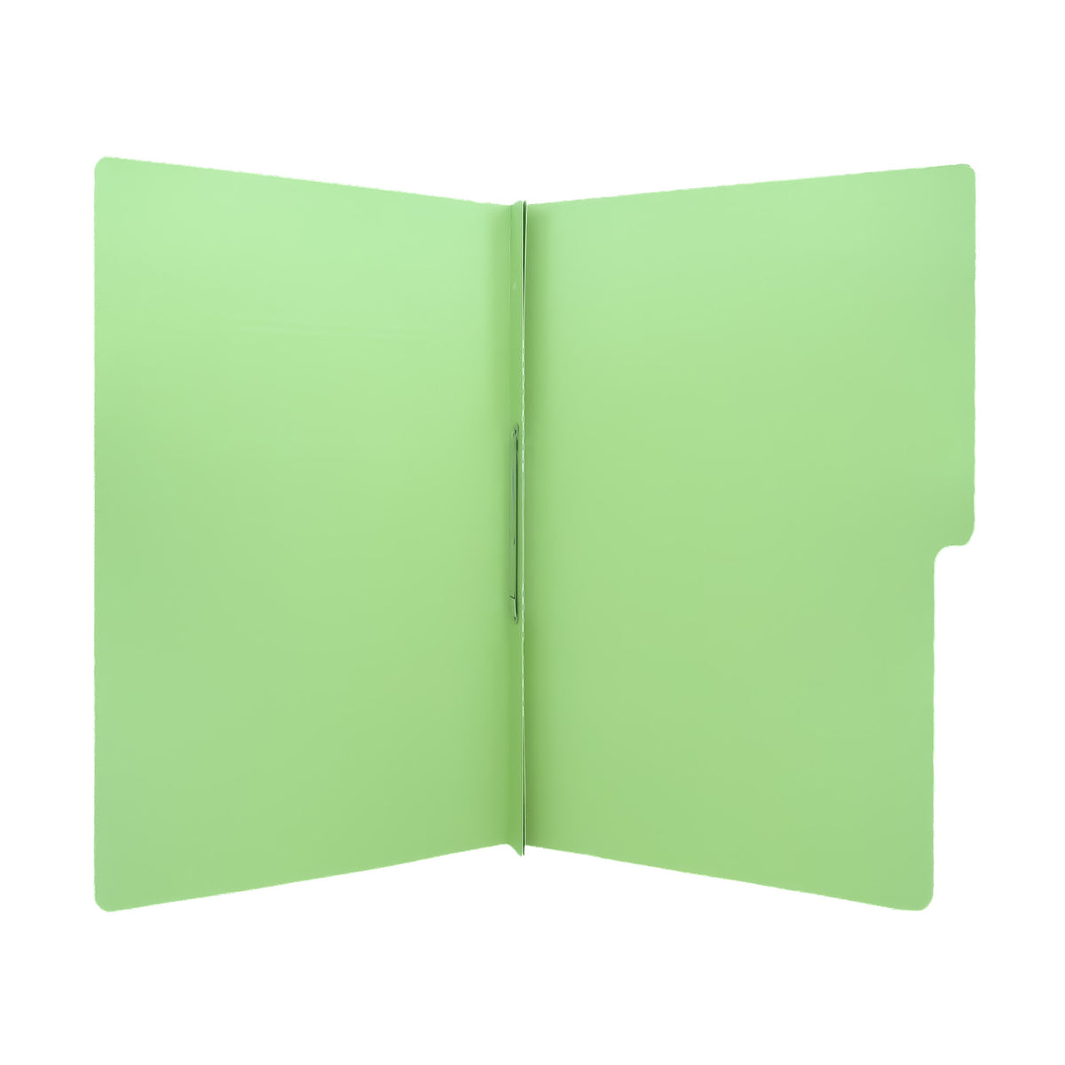 Carpeta Carta 1/2 Ceja Verde Claro BACO 10 pzs