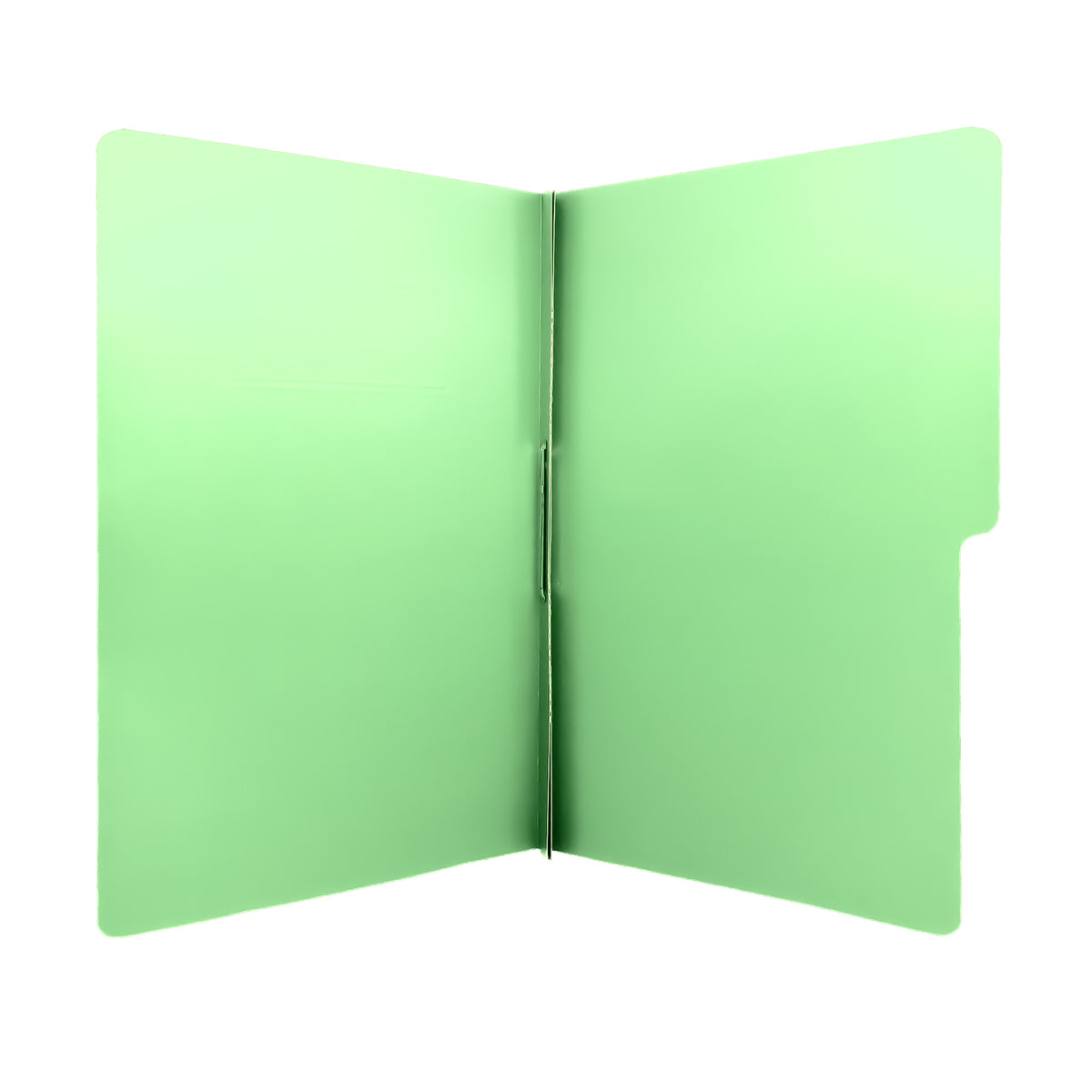 Carpeta Oficio 1/2 Ceja Verde Claro BACO 10 pzs