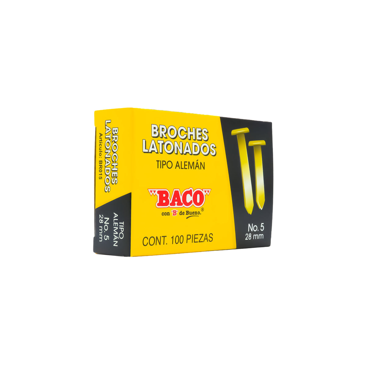 Broche Alemán B-05 BACO Caja con 100 piezas