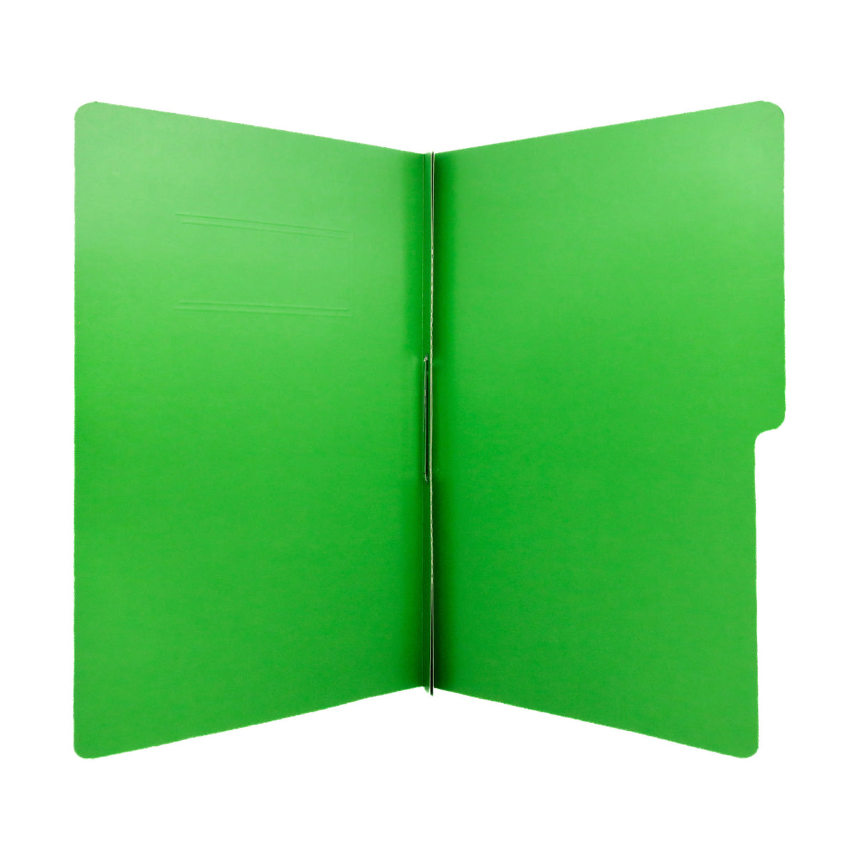 Carpeta Oficio 1/2 Ceja Verde Obscuro BACO 10 pzs