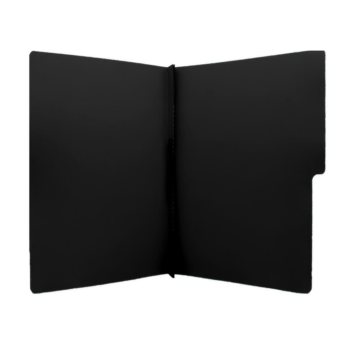 Carpeta Carta 1/2 Ceja Negro BACO 10 pzs