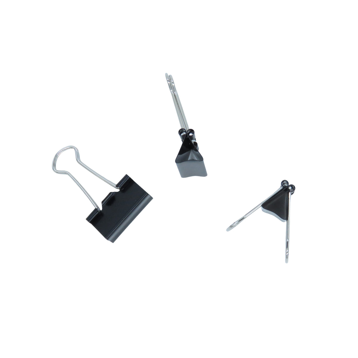 Broche Tipo Pinza No.1 BACO Negro 12 piezas