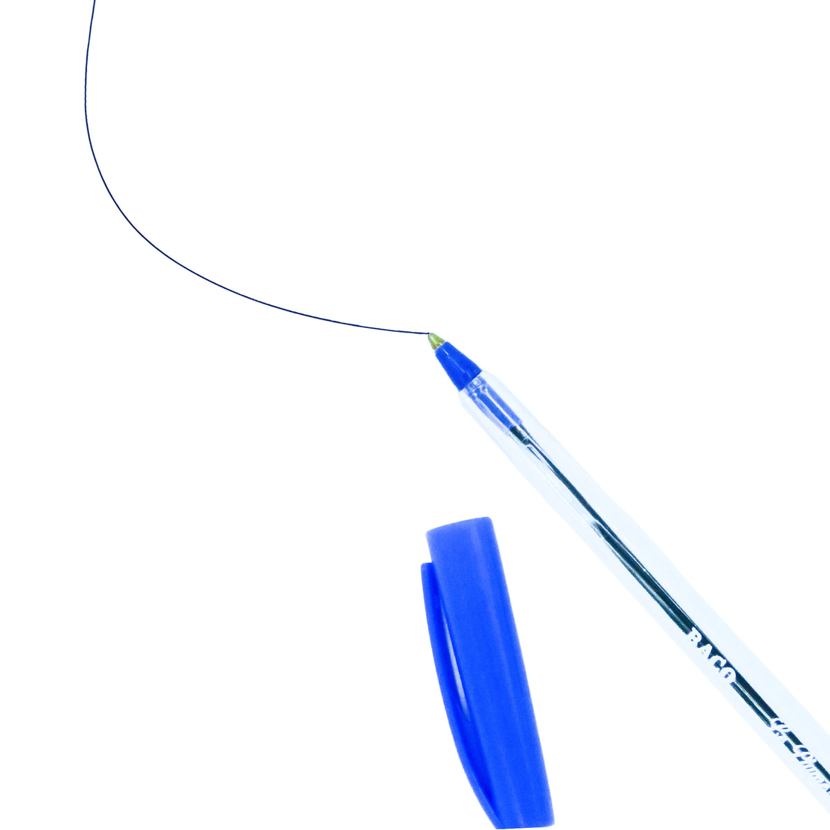 Bolígrafo Le Plume Azul BACO 12 piezas