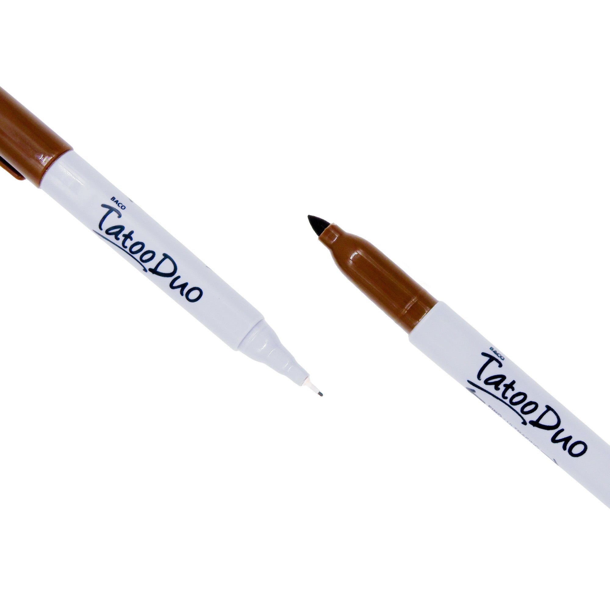 Marcador Permanente Tatoo Duo Cafe | Caja /6