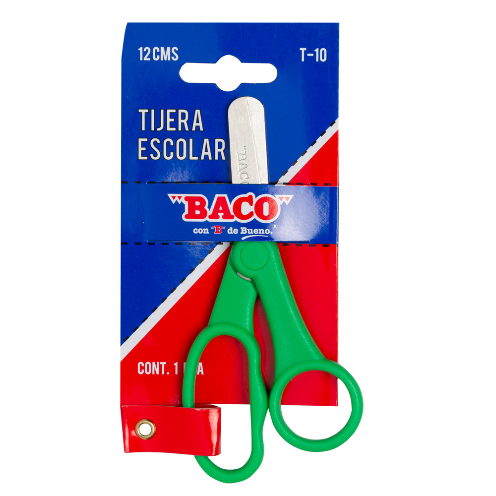 Tijera Escolar Inoxidable | T-10 | BACO | 1 pieza