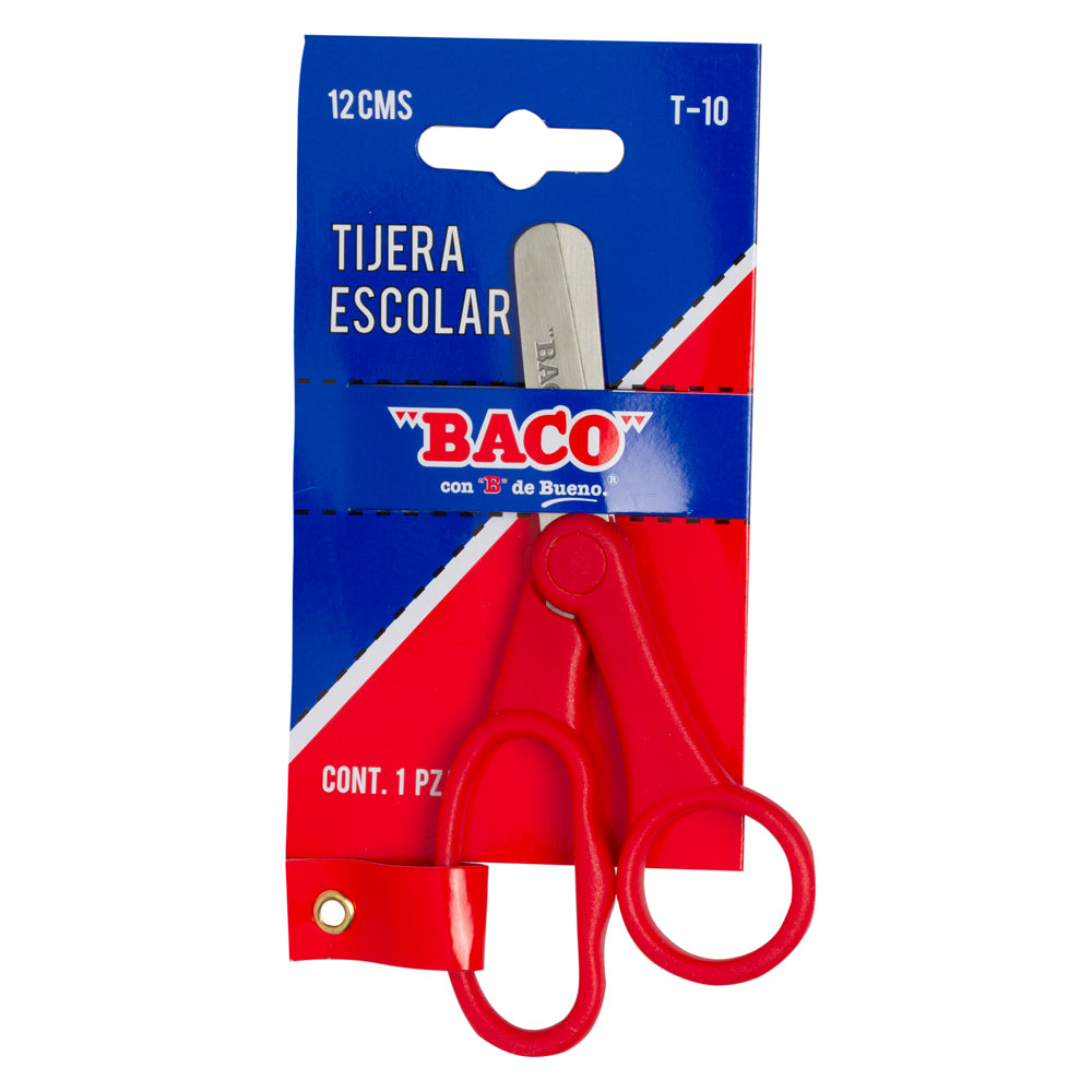 Tijera Escolar Inoxidable | T-10 | BACO | 1 pieza