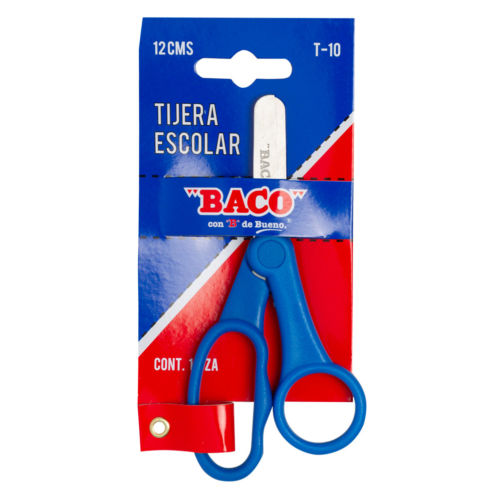 Tijera Escolar Inoxidable | T-10 | BACO | 1 pieza