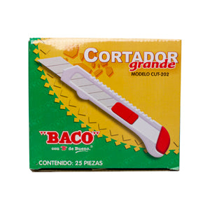 Cortador Grande | CUT-203 | BACO | 25 piezas