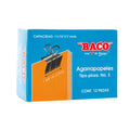Broche Tipo Pinza | No.3 | BACO | Negro | 12 piezas