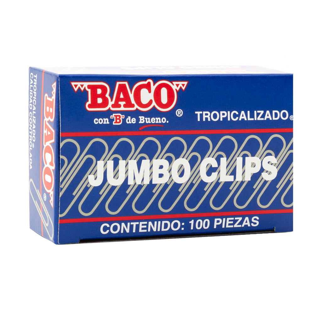 Clip Jumbo BACO 100 piezas